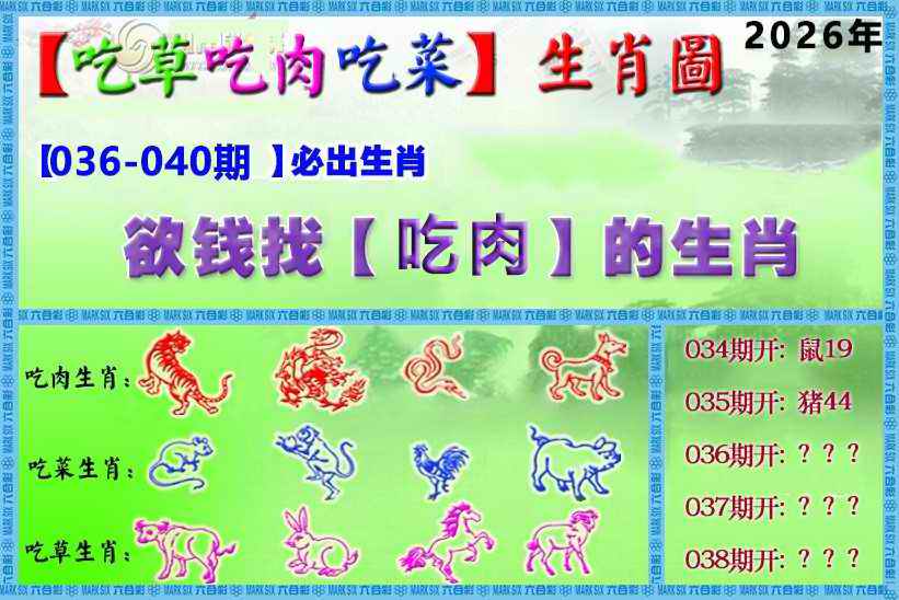 038期吃草吃肉吃菜玄机[图]